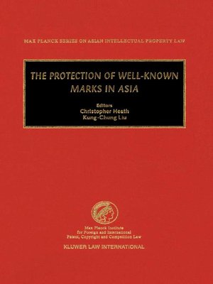 cover image of The Protection of Well-Known Marks in Asia